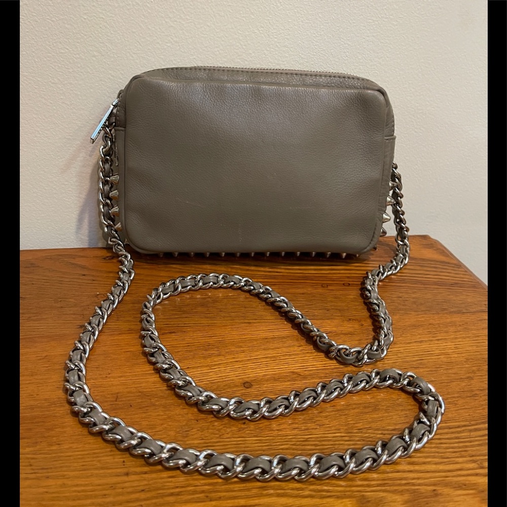 Rebecca Minkoff Stud & Chain Crossbody / Clutch  Bag